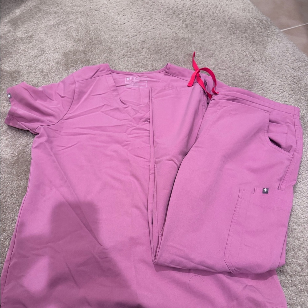 FIGS. Chalk Pink Catarina Top & Yola Pants